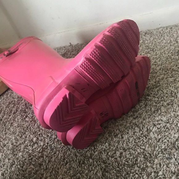 Hunter women Pink Woman’s  size 6 Men’s Size 5 - Picture 6 of 8